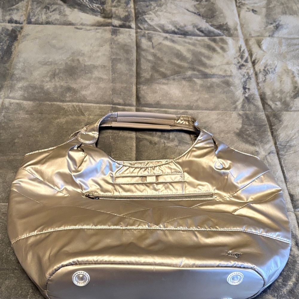 Lug Metallic Silver travel bag